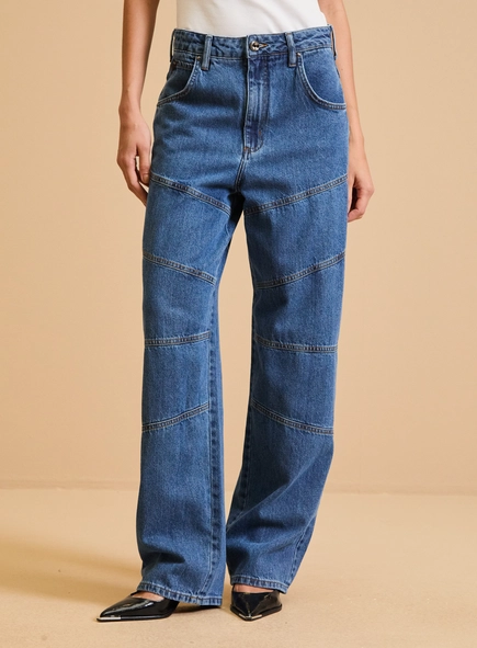 Calça Jeans Feminina Oversized