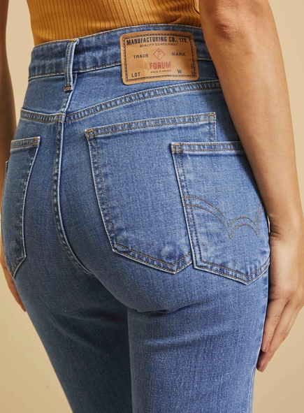 Calça Jeans Feminina - Raquel Wide Leg