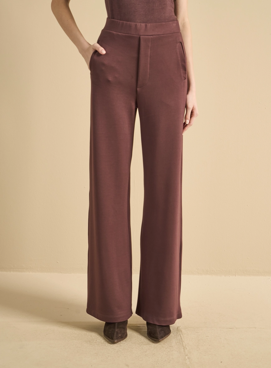 Calça Alfaiataria Feminina Marrom