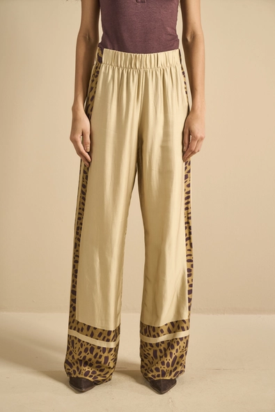 Calça Feminina Pantalona Animal Print