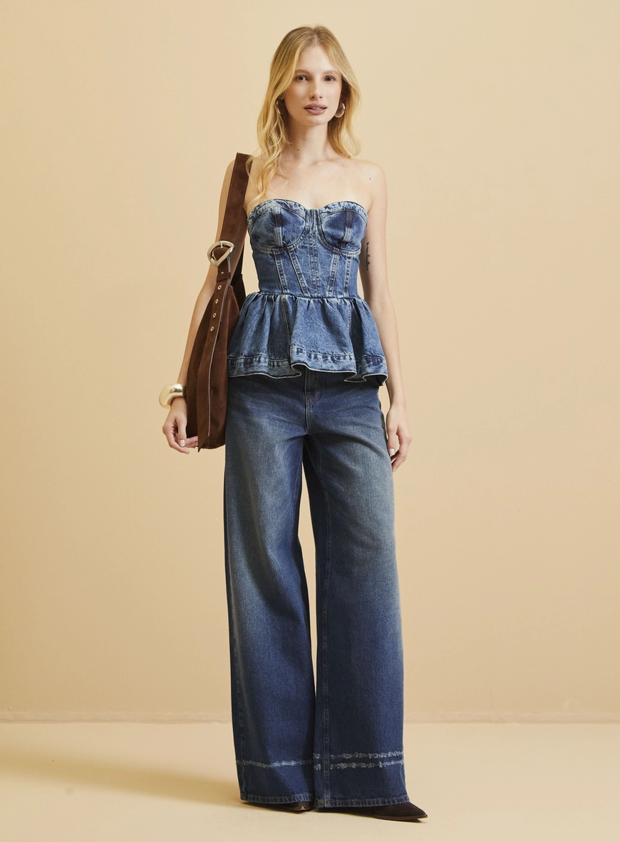 Calça Jeans Feminina - Thais Índigo