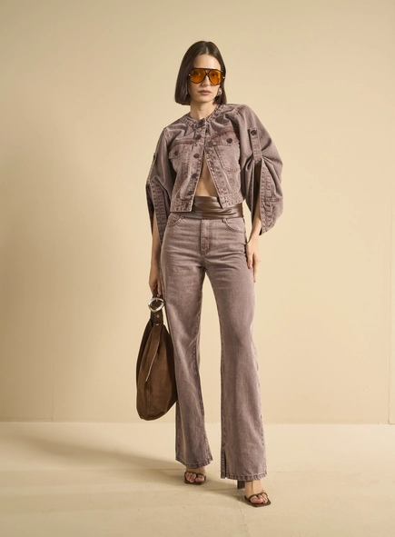 Calça Sarja Feminina Com Cinto - Bella