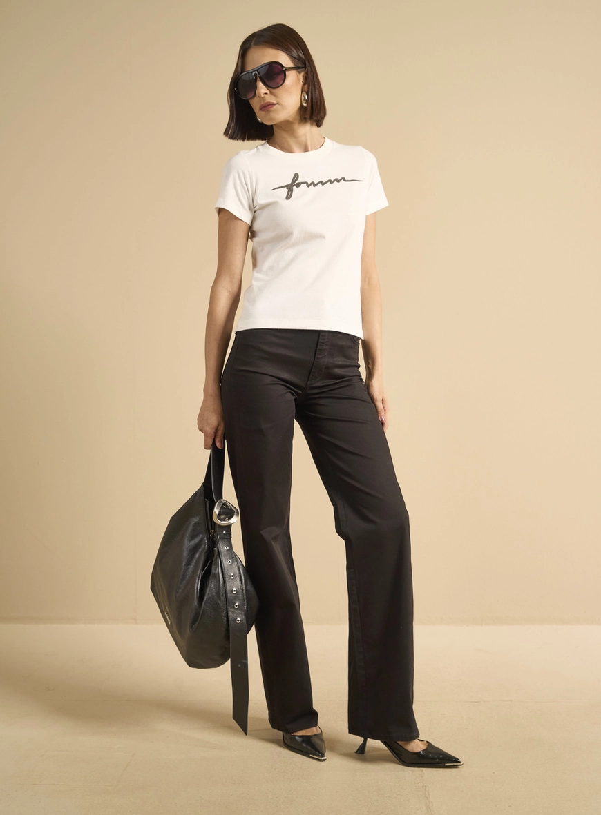 Calça Sarja Feminina - Bella Stretch Preto