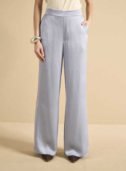 Calça Feminina Pantalona Cintura Média