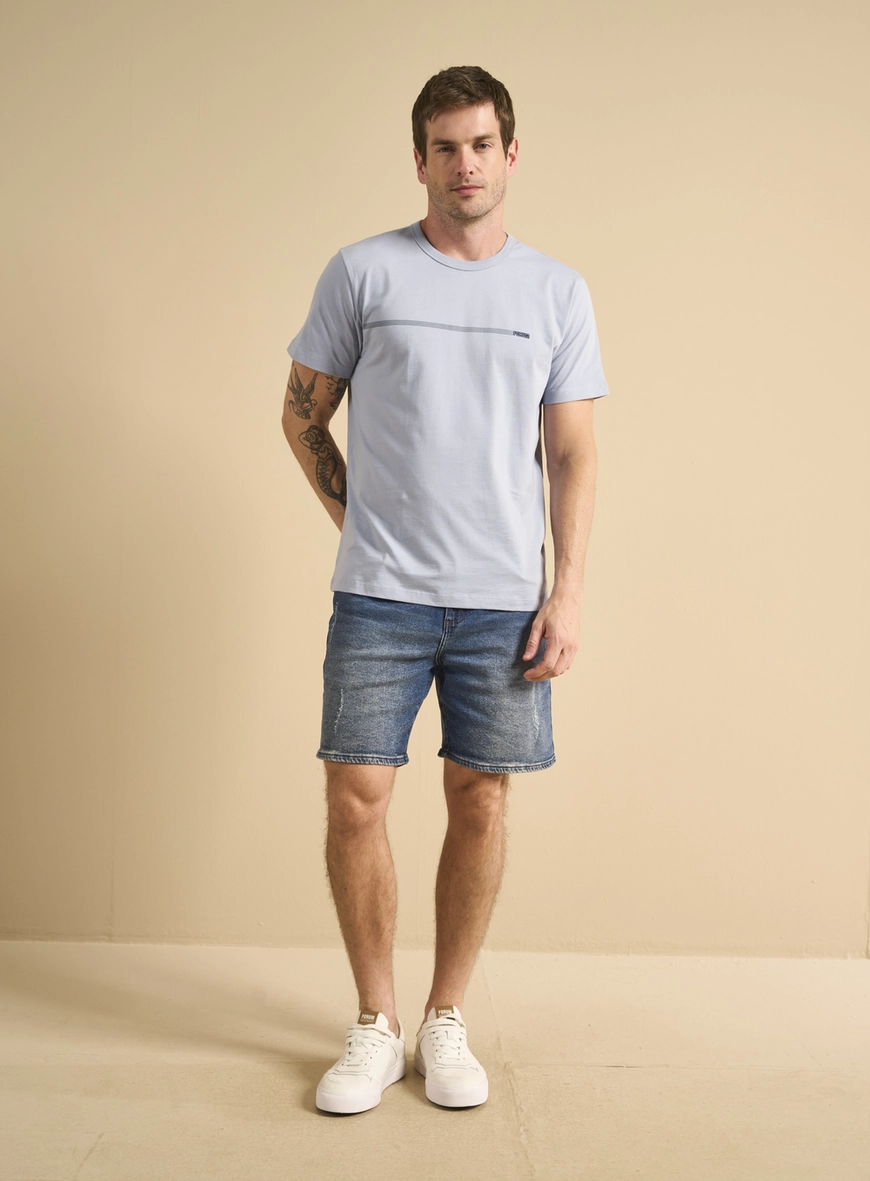 Bermuda Jeans Masculina - Dom Índigo