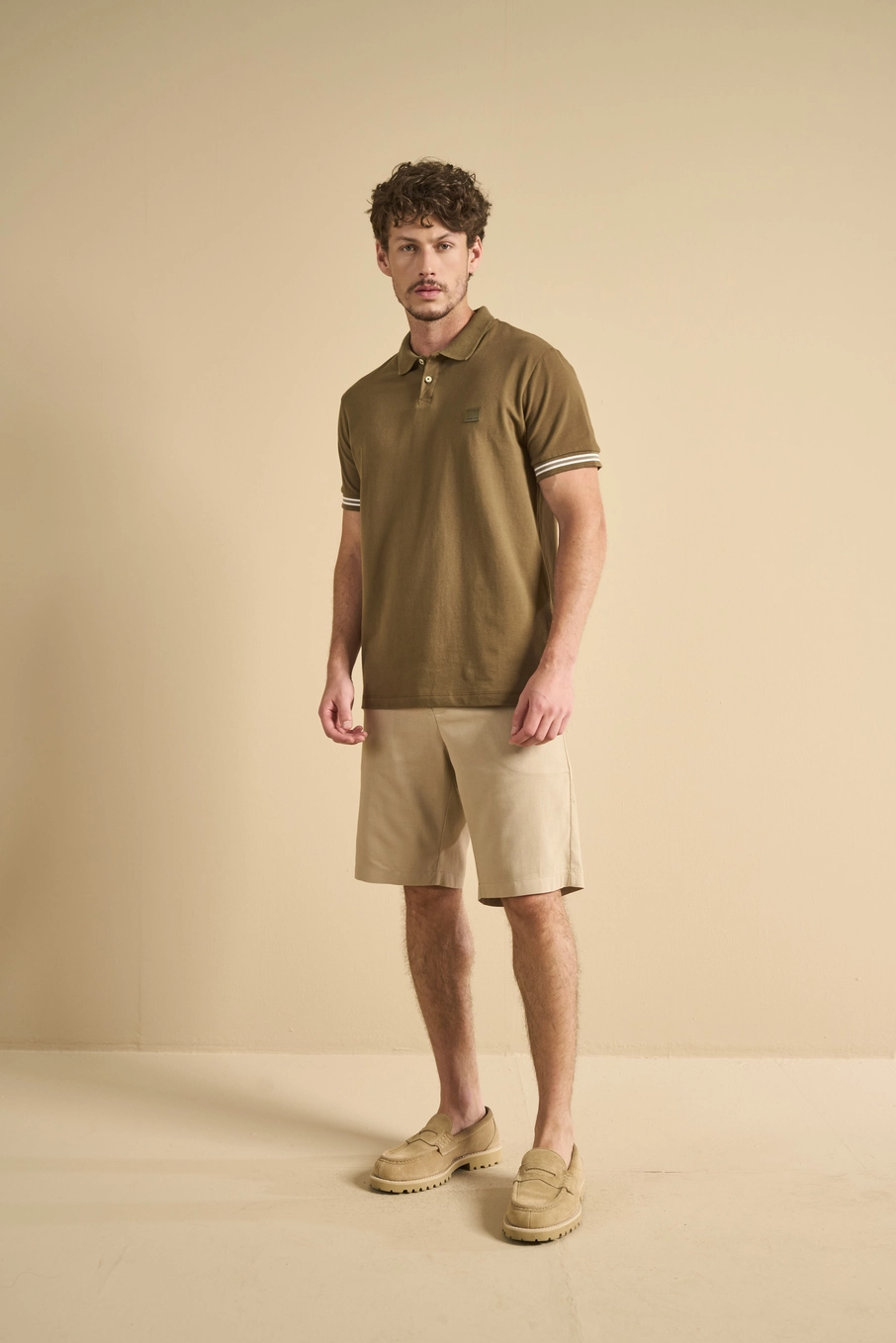 Bermuda Alfaiataria Masculina - Benjamin Bege 1