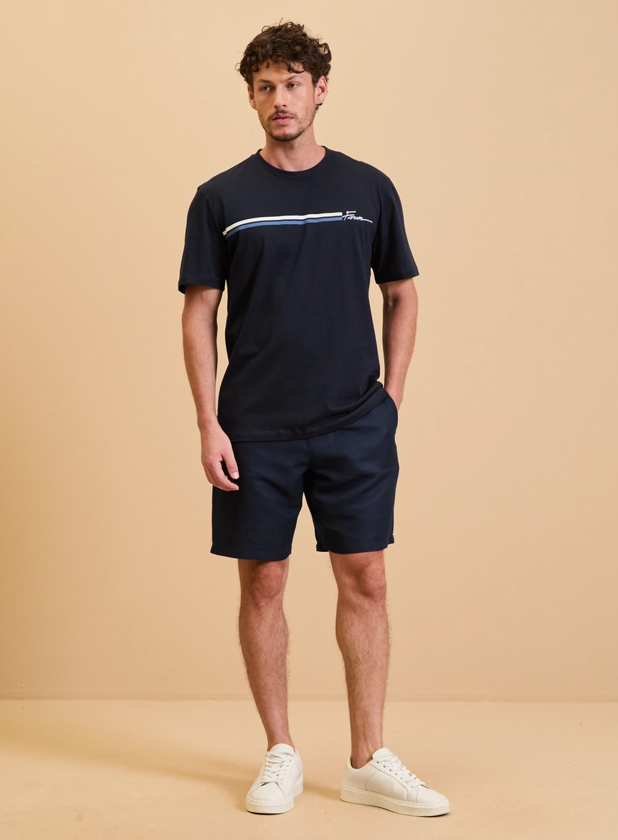 Bermuda Alfaiataria Masculina - St Barths Azul