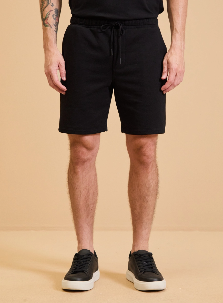 Bermuda Moletom Masculina - Johann Preto