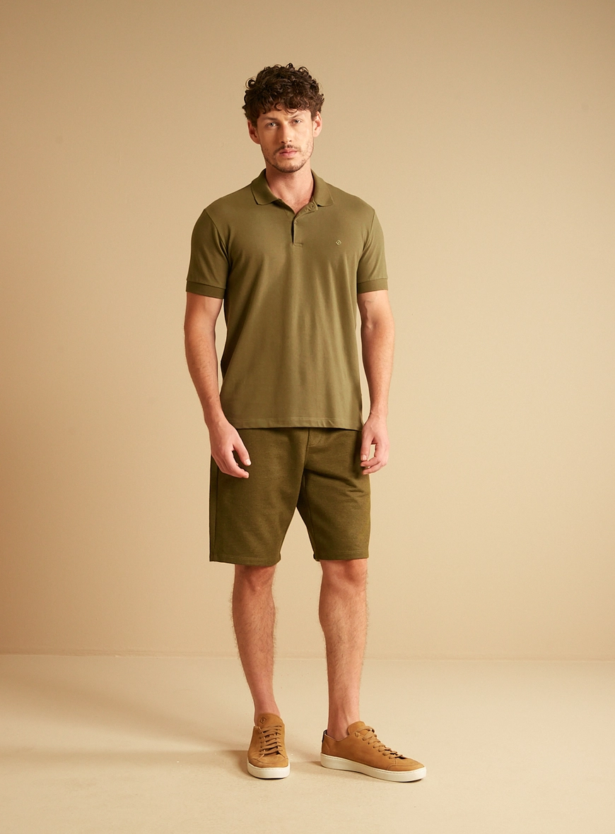 Bermuda Masculina Texturizada - Benjamin Verde