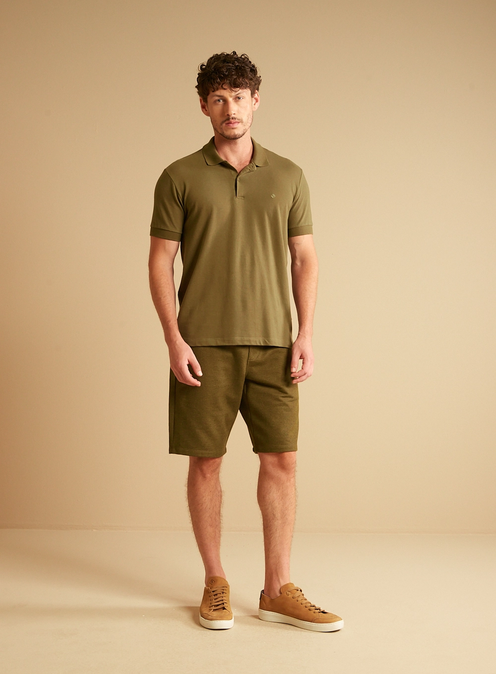 Bermuda Masculina Texturizada - Benjamin Verde 1