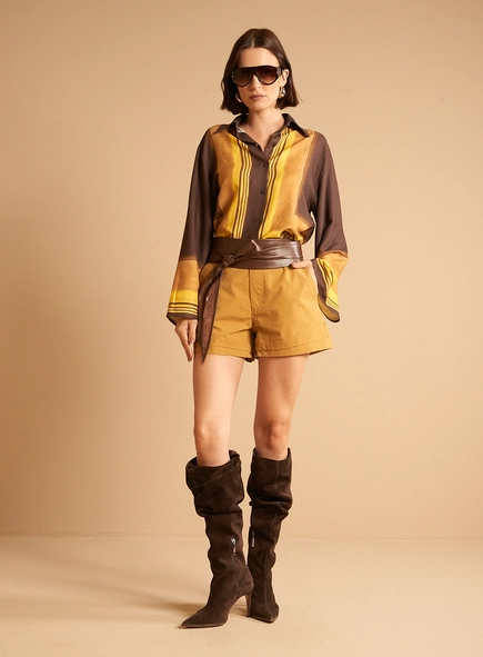 Short De Sarja Alfaiataria