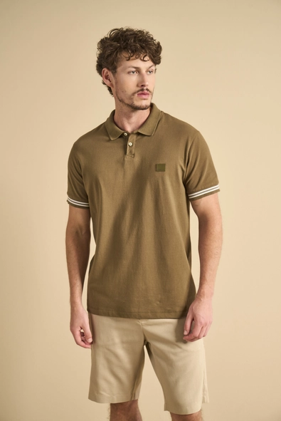 Polo Masculina Muscle Com Frisos