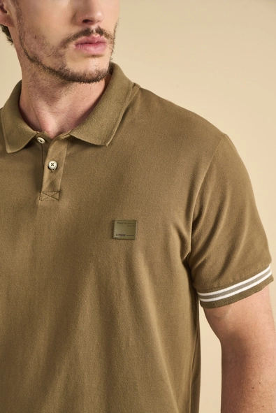 Polo Masculina Muscle Com Frisos