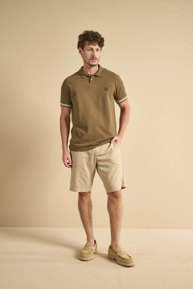 Polo Masculina Muscle Com Frisos