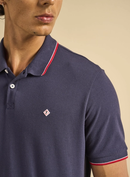 Polo Masculina Box Piquet