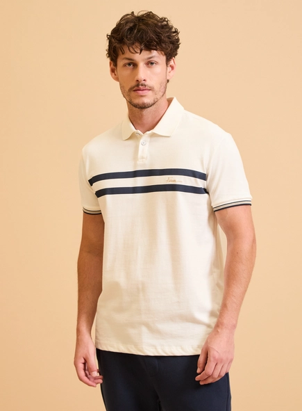 Polo Masculina Box Bordada