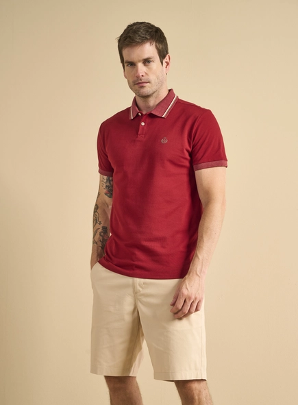 Polo Masculina Muscle Com Frisos