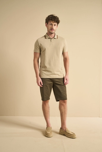 Polo Masculina Muscle Com Bordado