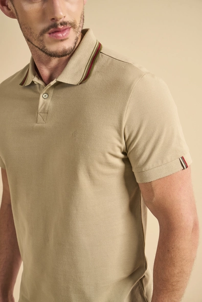 Polo Masculina Muscle Com Bordado
