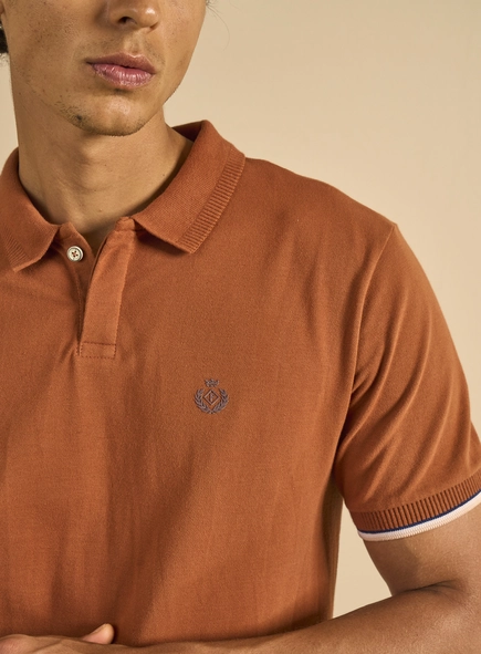 Polo Masculina Muscle Detalhe Frisos