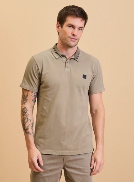 Polo Masculina Muscle Piquet Binada