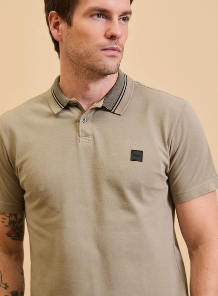 Polo Masculina Muscle Piquet Binada