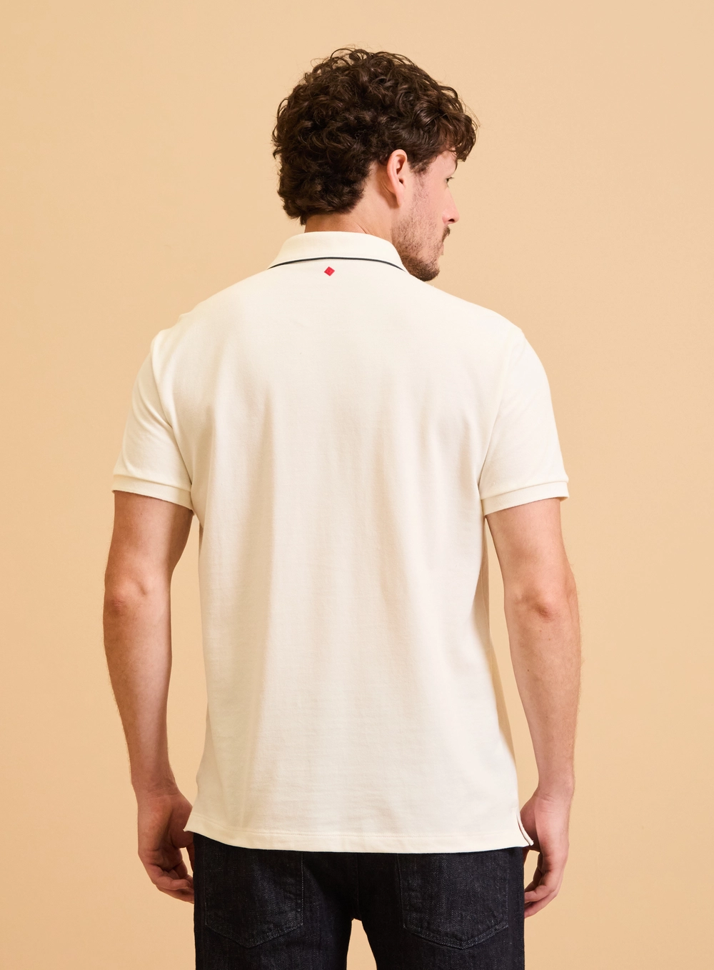Polo Masculina Muscle Piquet Off Shell 2