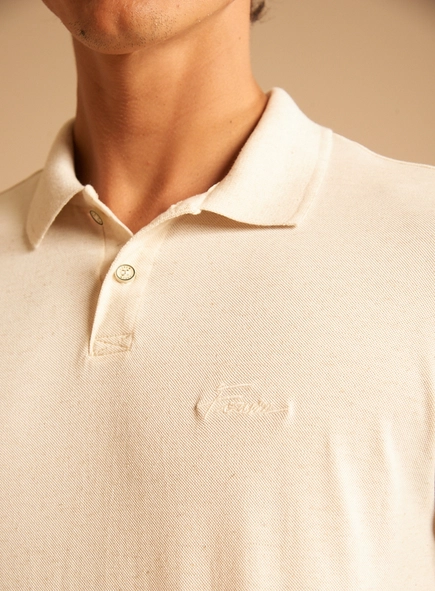 Polo Masculina Muscle Piquet Com Bordado