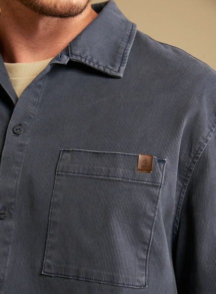 Camisa Sarja Masculina Over Shirt