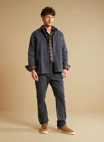 Camisa Sarja Masculina Over Shirt