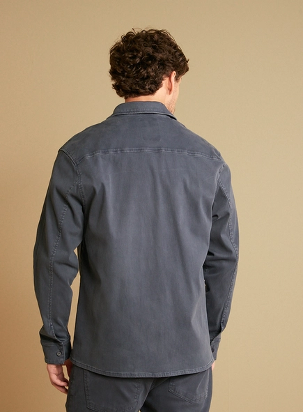 Camisa Sarja Masculina Over Shirt