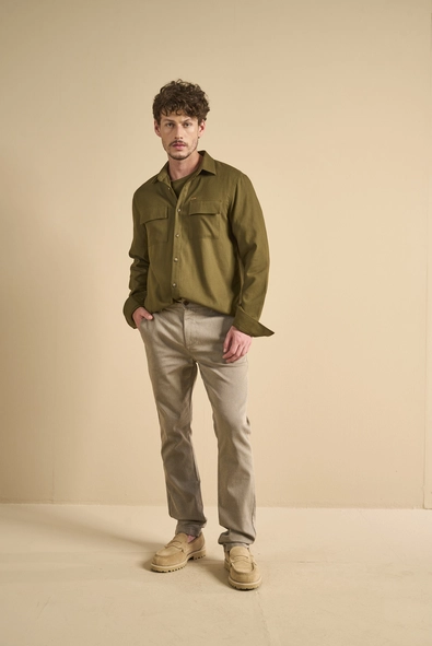 Camisa Masculina Relax Utilitária