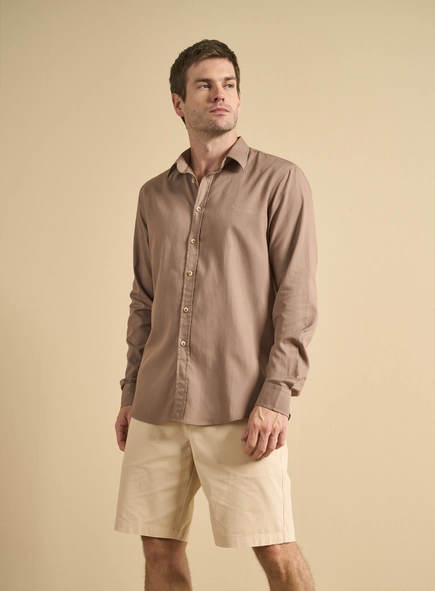 Camisa Masculina Relax Manga Longa