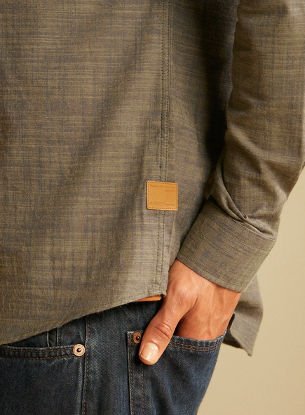 Camisa Masculina Relax Manga Longa