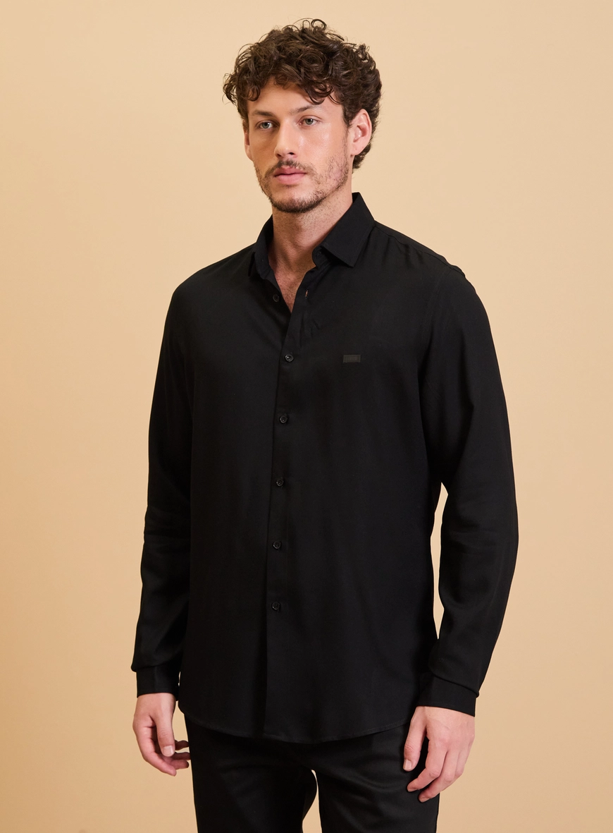 Camisa Masculina St Barths Preto