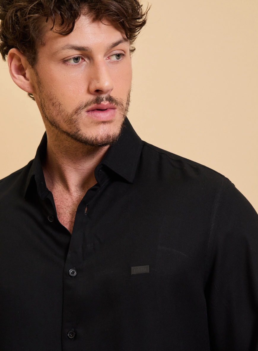 Camisa Masculina St Barths Preto