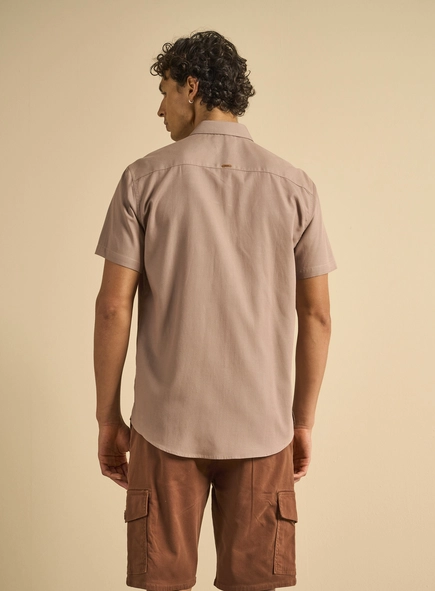 Camisa Masculina Relax Manga Curta