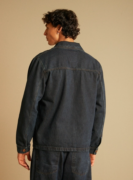 Jaqueta Jeans Masculina Regular