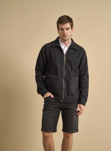 Jaqueta Jeans Masculina Slim