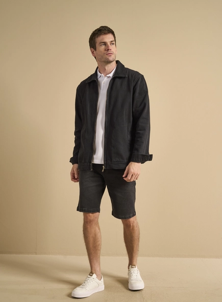 Jaqueta Jeans Masculina Slim