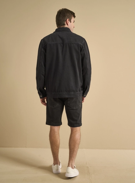 Jaqueta Jeans Masculina Slim