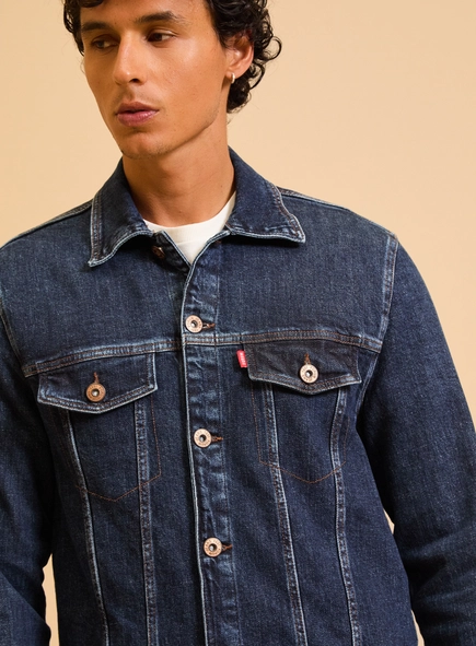 Jaqueta Jeans Masculina Trucker