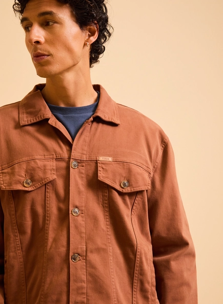 Jaqueta Sarja Masculina Trucker