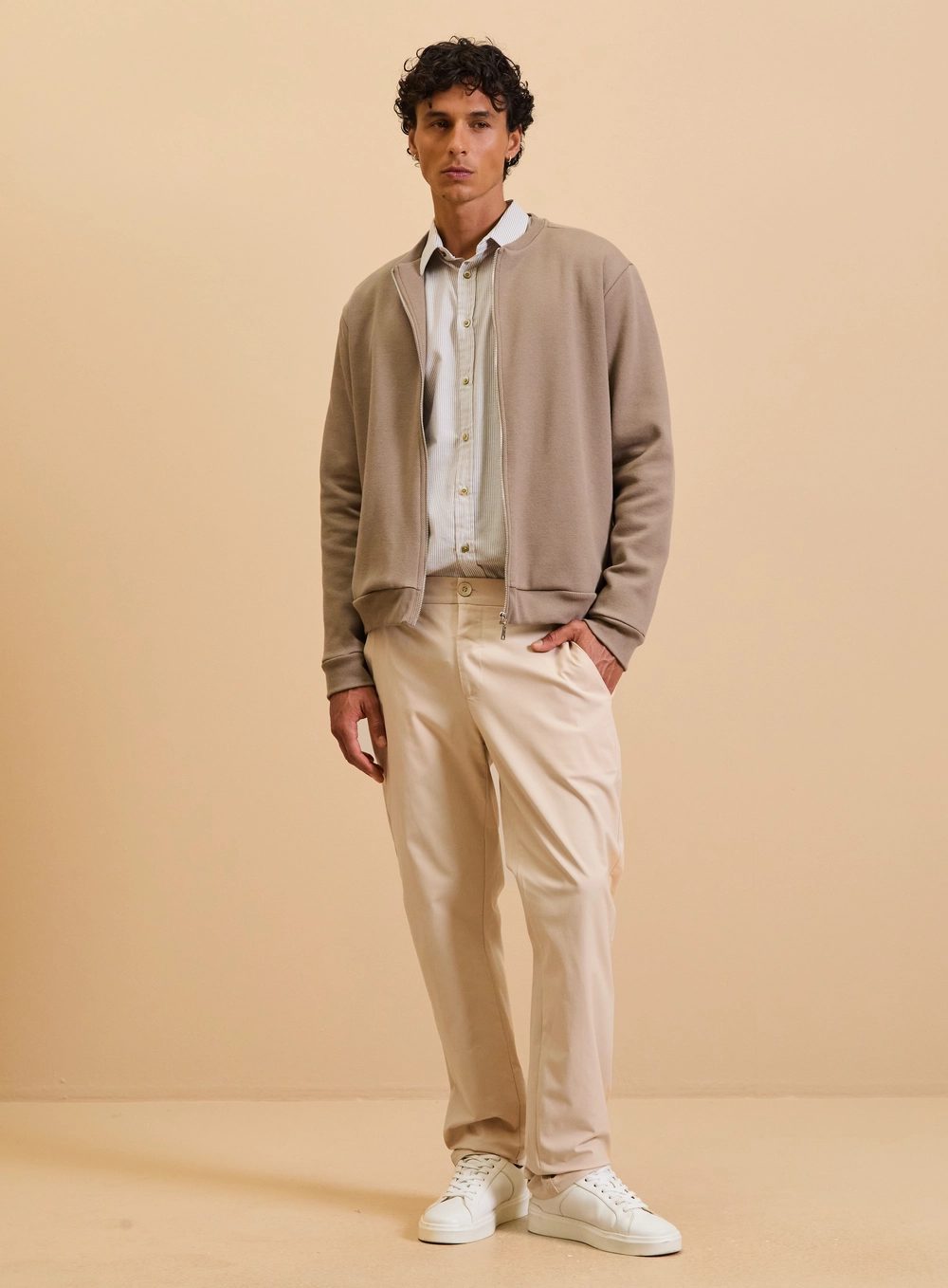 Jaqueta Masculina Bomber New Comfort Marrom 1