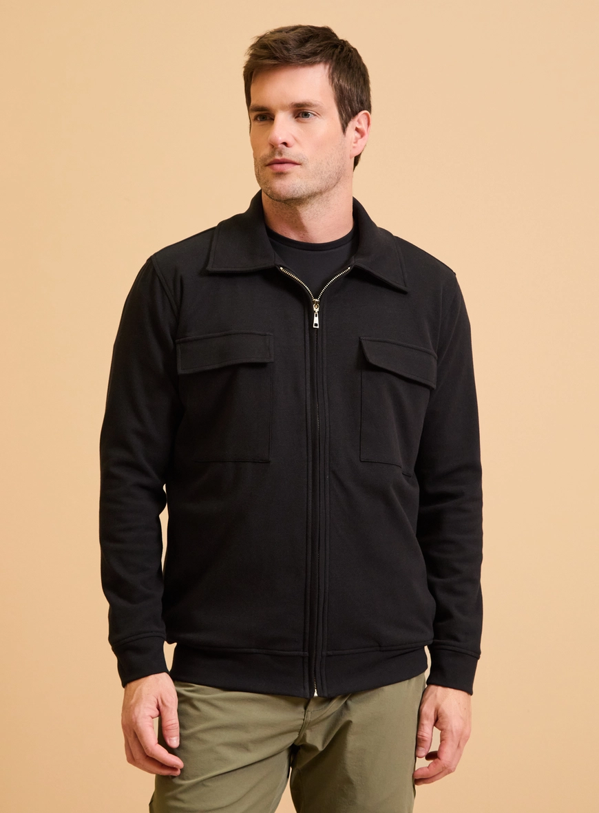 Jaqueta Masculina Alfaiataria New Comfort Preto