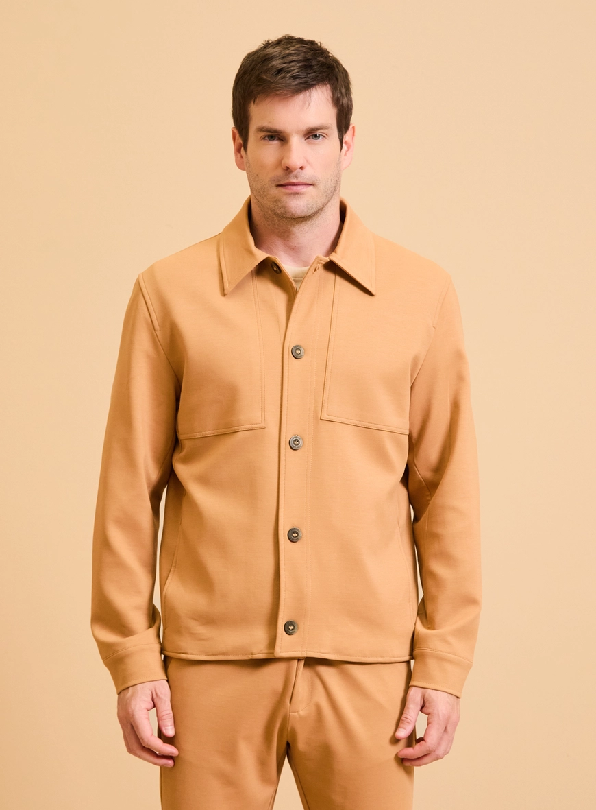 Jaqueta Alfaiataria Masculina Comfort Bege