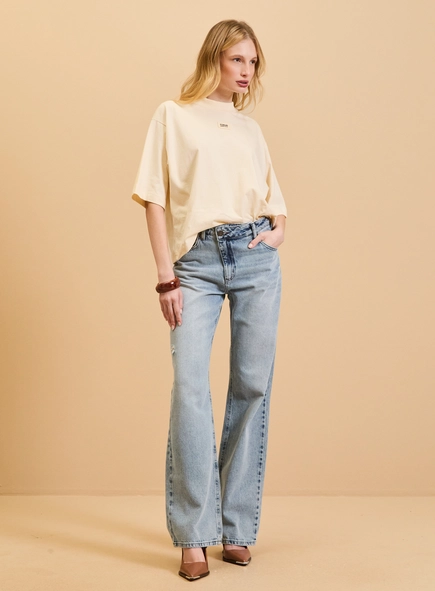 Camiseta Feminina Básica Gola Alta