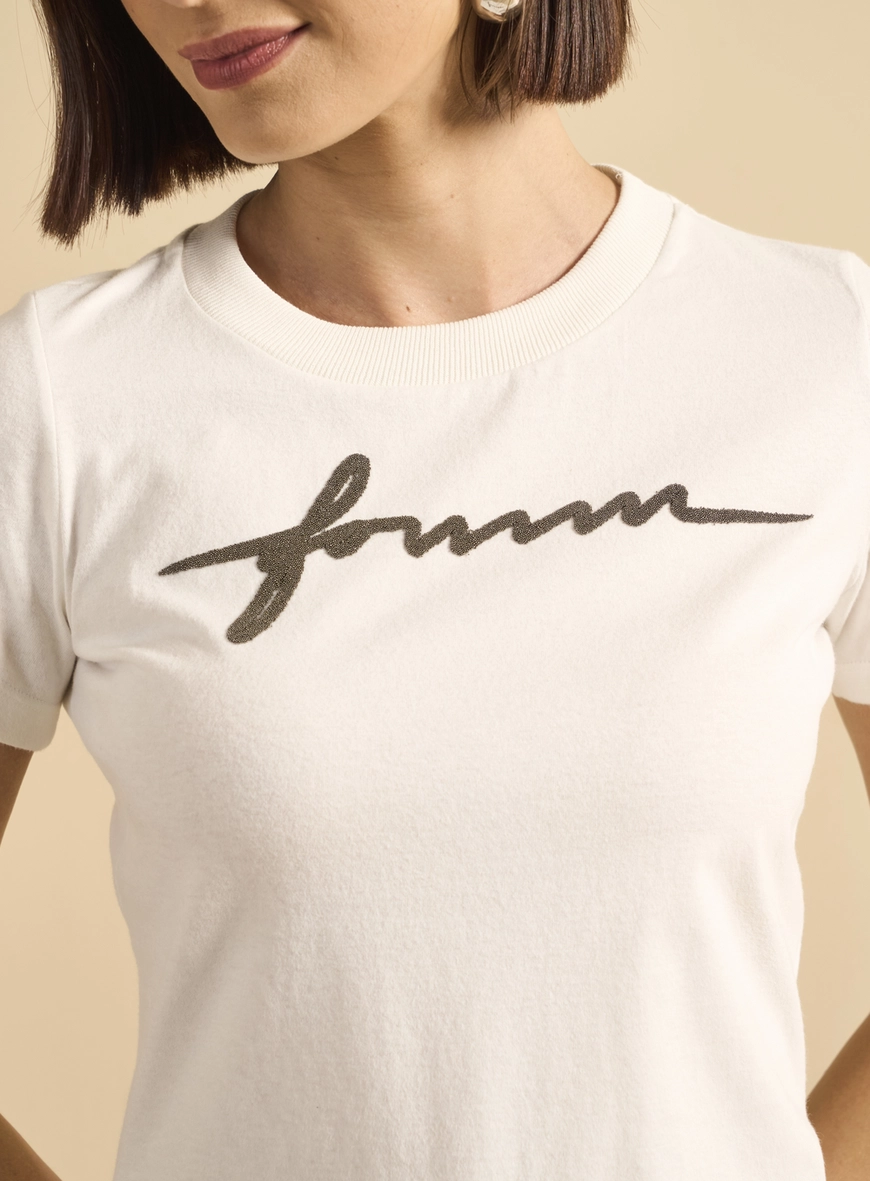 Camiseta Feminina Básica - Fran Off Shell