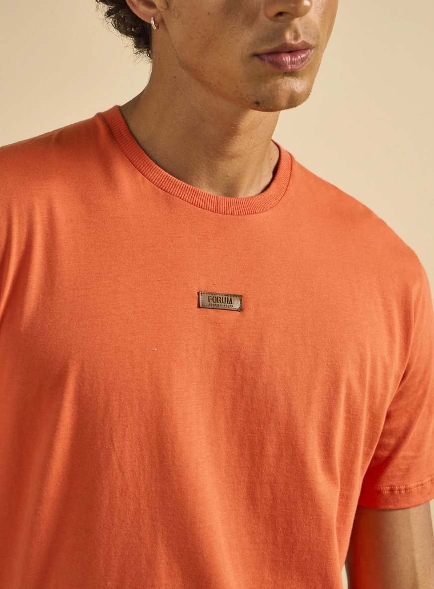 Camiseta Masculina Básica New Box Laranja