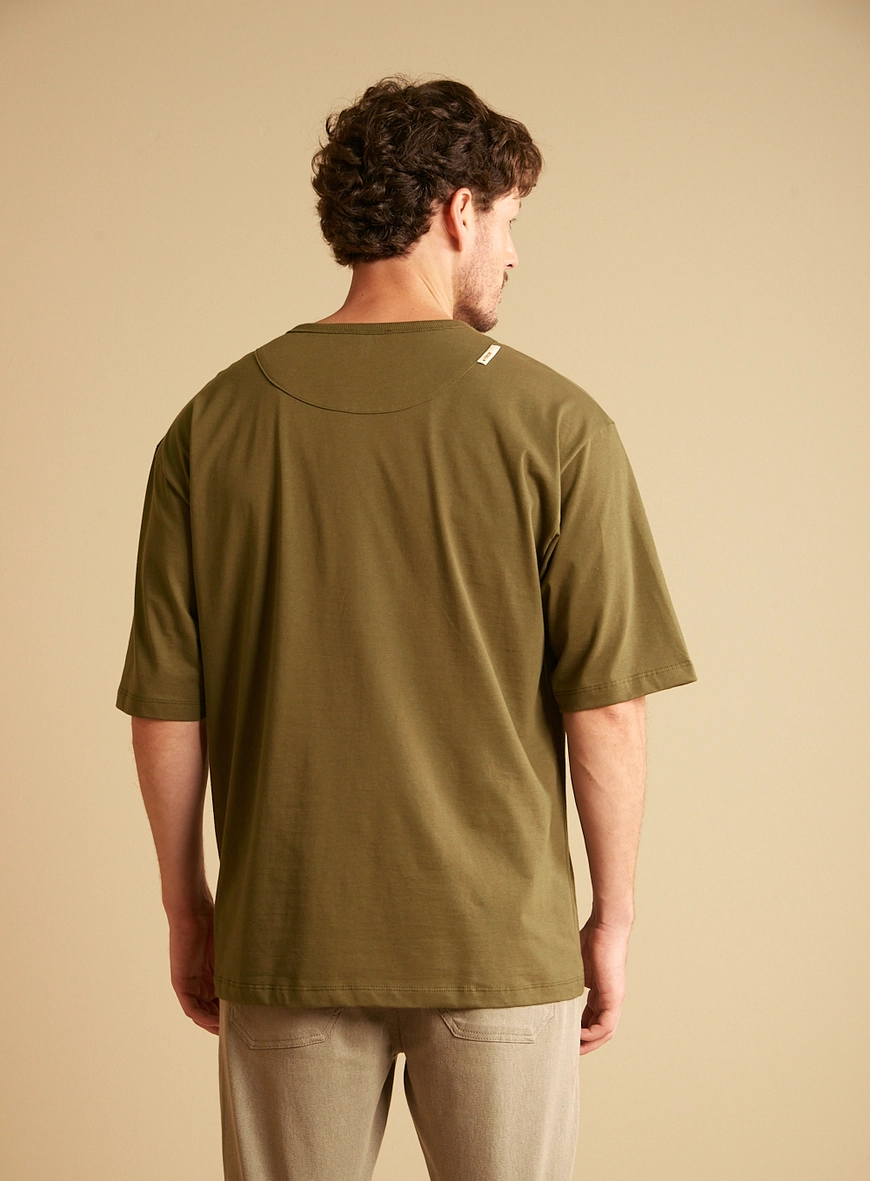 Camiseta Masculina Oversized Verde